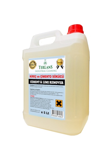Terlans İnşaat Sonrası Çimento Temizleyici Kireç Sökücü 5 Kg