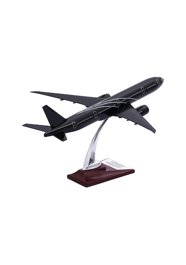 Zekupp - Maket Uçak - Boeing 777-300 1/200 - SİYAH ÖZEL TASARIM Model Uçak