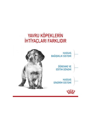 Royal Canin Medium Puppy Orta Irk Yavru Köpek Maması 15 KG
