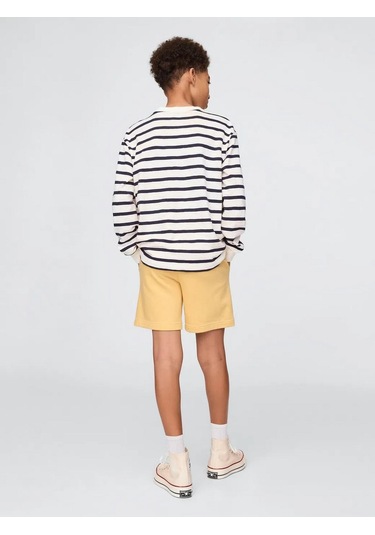 Gap 742934003 V-frch Ft Logo Erkek Çocuk Şort Bej