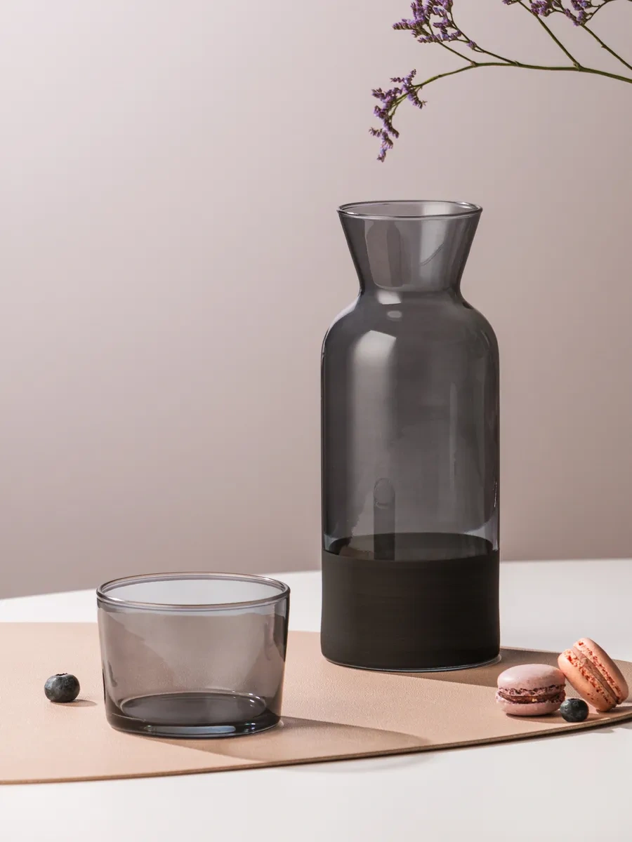 Lefard Mat&shıny 700 Ml Su Sürahisi Kapaklı Ve Bardağıyla 170418065