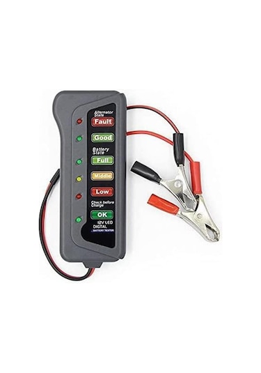Akü Test Cihazı 12v Batarya Test Akü Ölçme