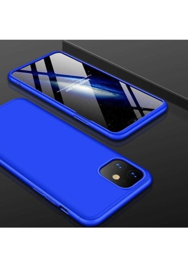 Apple Uyumlu iPhone 11 Kılıf Zore Ays Kapak Mavi