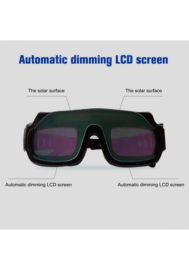 Reedark Güneş Enerjili Otomatik Kararan Kaynak Gözlüğü - Pc Lens İle Yüksek Koruma