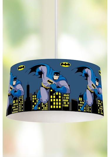 Batman Çocuk Odası Sarkıt Avize Lacivert