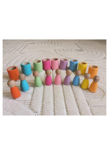 Waldorf Kaseler Peg Bebek Seti - 9 Lu