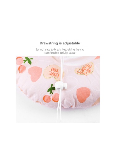 Hombey Kedi Köpek Ameliyat Sonrası Korumalı Yumuşak Yastıkli Boyunluk - Su Geçirmez Tırnak/ısırık Engeli - Sarı Kedi - M Boy