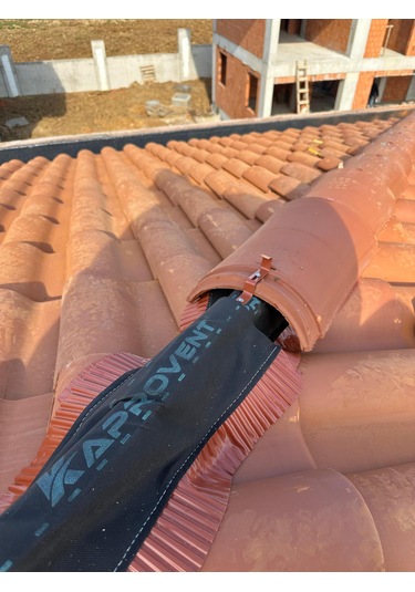 Kaprovent Eco Mahya Havalandırma Bandı Gül Kurusu 310mm X 5m