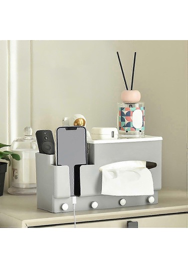 Yatak Başucu Düzenleyici Mendil, Çok Amaçlı Mendil Kutusu Tutucu, Yatak Odası İçin Delinmeyen Temiz Mendil Kutusu Masa Düzenleyici