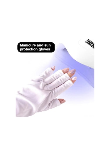 Vkemall Uv Koruyucu Uzun Manikür Eldiveni - Güneşten Koruma Ve Isı Yalıtımı İçin