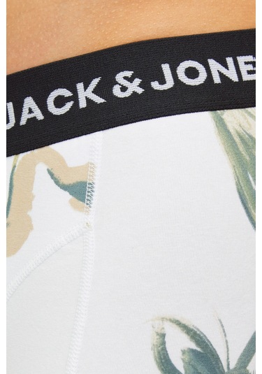 Jack & Jones Erkek Boxer 12273114 Siyah-beyaz-antrasit Siyah-beyaz-antrasit