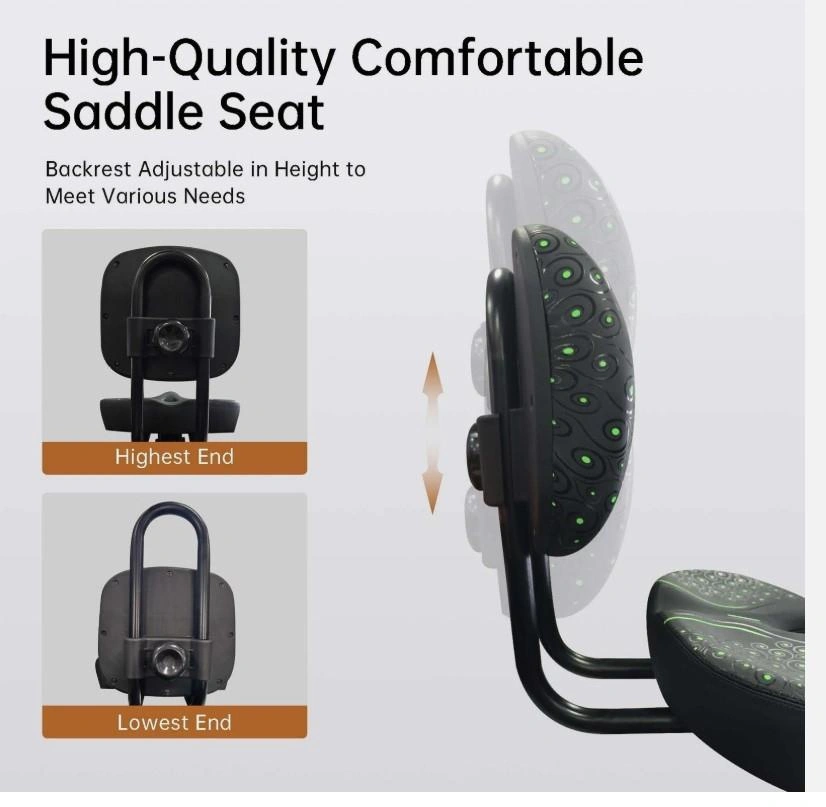 Sırt Destekli Bisiklet Sele Koltuğu Sırt Desteği İle Bisiklet Elektrikli Bisiklet Selesi Yeşil Siyah
