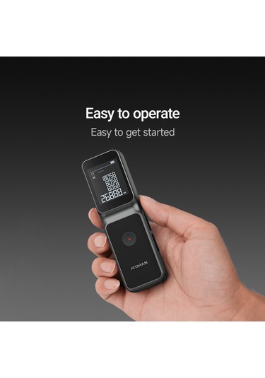 Lsa Lazermetre: 50m Menzil, 9 Fonksiyonlu Milimetrik Hassasiyet Metrekare Metreküp Mesafe Ölçümü