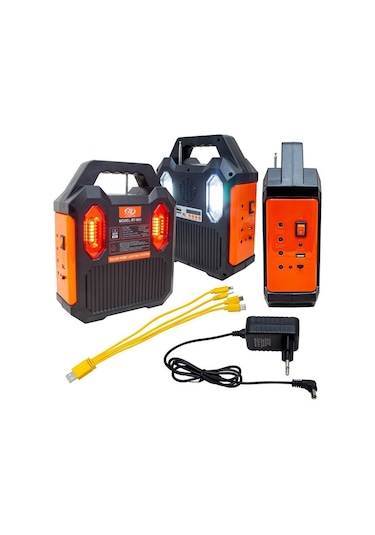 Everton RT-903 Solar Panelli Mp3 Radyo Işıldak Fener Aydınlatma Siyah