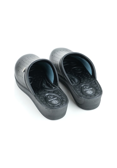 Gezer Yazlık Kadın 4 Nokta Yastıklı Sabo Terlik GT1YZM.04770.00.AS6.0C Siyah