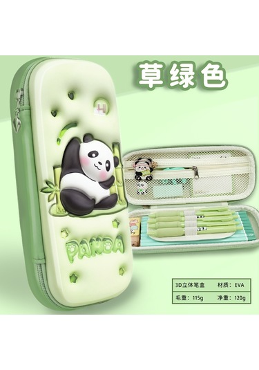 Aurora Sevimli Yaratıcıkalemçantasıkırlı Dayanıklışrtasiye Çantasıkalem Kutusu Mavi Dinozor Mavi