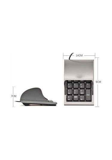 Bn29 Güvenlik Kontrollü Şifre Koruyuculu Keypad Klavye Numlock Nu