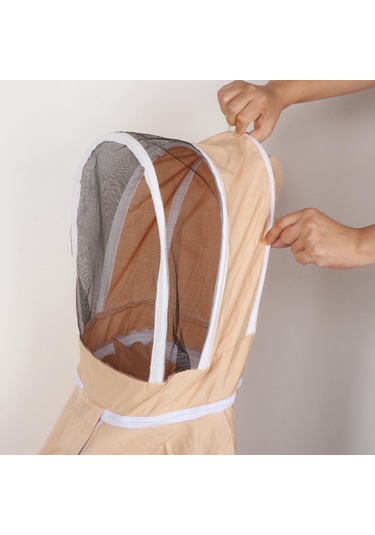 Suntek Eldivenli Arıcılık Kıyafeti Kapşonlu İş Büyük