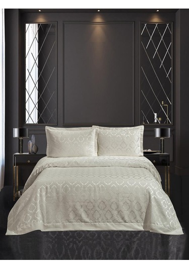 Shonıl Marvella Yatak Örtüsü Takımı Mor