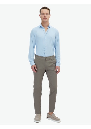 Kip Mavi Regular Fit Casual Gömlek Mavi