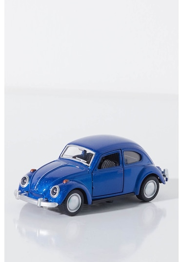 Mavi Metal Beetle Vosvos Nostaljik Araba 12 Cm Koleksiyonluk Diecast