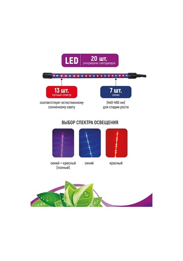 Garden Show Bitkiler İçin Uzaktan Kumandalı Mandallı Lamba 10 W 124973383 Siyah