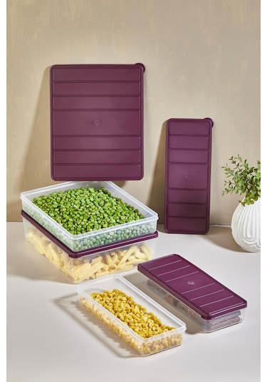 Selka Nora 4'lü Set 1 Adet 4 Lt. 1 Adet 2,25 Lt. 2 Adet 1 Lt. Ekru