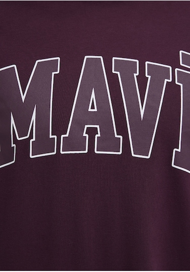 Mavi - Mavi Logo Baskılı Mor Tişört 0611711-70434 Mor