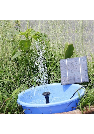 Mini Güneşli Şelale Pompası Güneşli Su Pompası Güç Paneli Kiti Güneş Paneli Su Pompası Bahçe Havuzu İçin