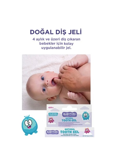 Babyton Bebekler İçin Doğal Diş Jeli Temel Bakım