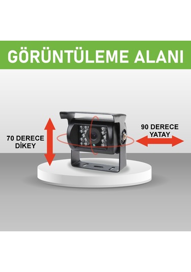 Obus Ev-112e Ecoview 480 Tvline Analog Gece Görüşlü Geri Görüş Araç Kamerası