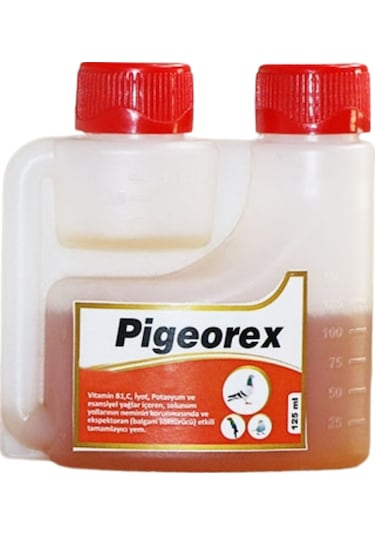 Royal İlaç Pigeorex Güvercin Ve Kafes Kuşlarında HırıLı Ve Nefes Açıcı Tamamlayıcı Yem 125 ML