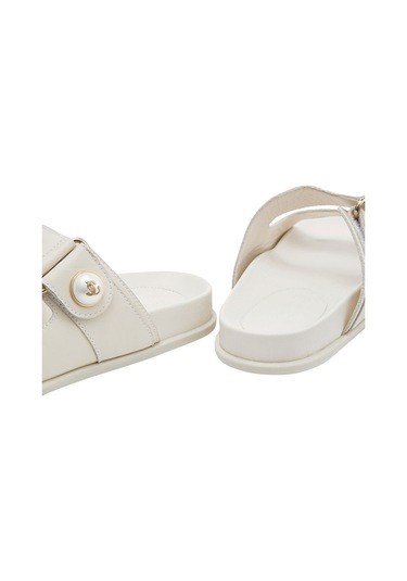 Jimmy Choo Konforlu Deri Sandalet - Doğal Renk