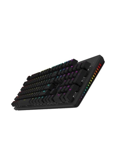 North Shield Q Trk Rgb Led / Mekanik Mavi Switch Siyah Gaming Klavye