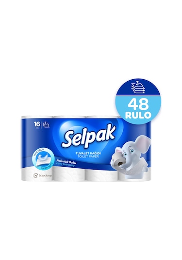 Selpak® Tuvalet Kağıdı 3 x 16 Rulo