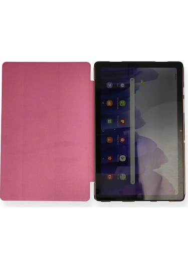 Samsung Uyumlu Galaxy T870 Tab S7 11 Kılıf Tablet Smart Kılıf - Pembe