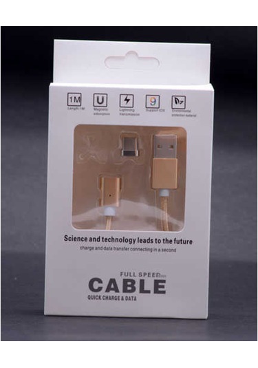 Type-C Mıknatıslı Usb Kablo