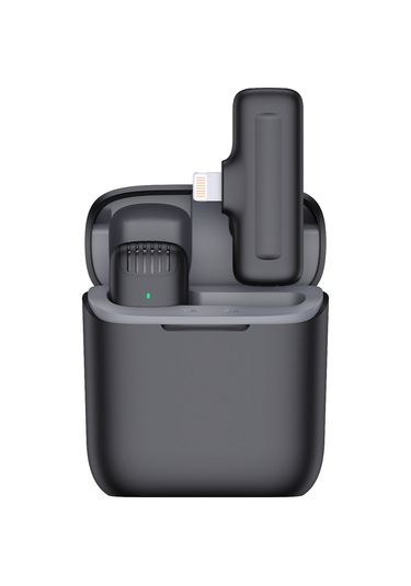 Ultra Uzun Pil Ömrüne Sahip Kablosuz Lavalier Mikrofon J11, Şarj Bölmesiyle Birlikte Mini Canlı Mikrofon, Akıllı Gürültü Azaltma Ve Netlik, J11 Type-c Arayüzü, Bir Çekim Ve Bir Şarj Bölmesi.