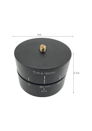 Cbtx Zaman Lapse 360 Derece Otomatik Döndür Kamera Platformu Gopro Hero 6/5/4/3 Uyumlu Tripod Kafa Baskı, Xiaoyi Aksiyon Kamerası