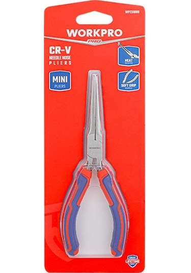 Workpro Wp231099 150mm Cr-v Elektronikçi Profesyonel Mini Uzun Burun Pense Fr Wp231099