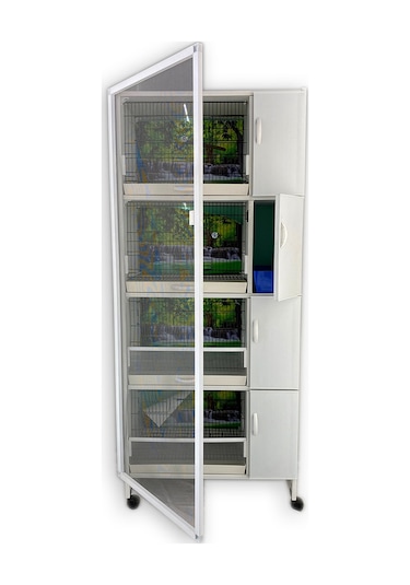 İstanbul Kafes Model 1y Pvc Kuş Dolabı