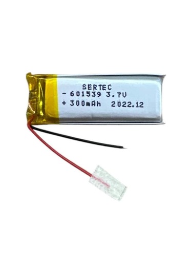 601539 3.7v 300 Mah Li-polymer Pil Devreli/1.5a