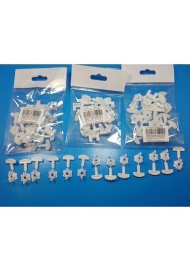 Kelebek Model Perde Düğmesi Stoperi 15 Adet