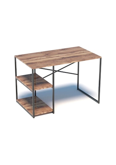 Çalışma Masası Yandan Raflı Atlantik Çam Atlantik Çam