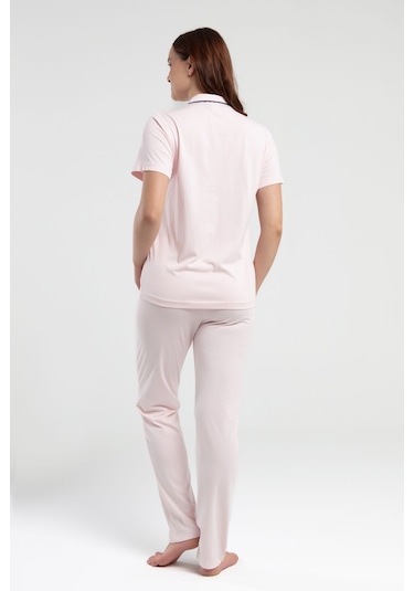 Pierre Cardin Kadın Pembe Gömlek Pijama Pc7715-s-v1 Pembe
