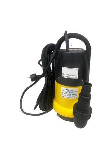 Yqdp750 1 Hp Plastik Gövdeli Flatörlü Temiz Az Kirli Atık Su Dalgıç Drenaj Pompası