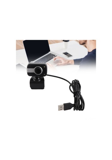 Yuntech01 Laptop Ve Lcd İçin Usb Web Kamera, 360 Dönüş, Led Gece Görüşü, Yüksek Çözünürlük, Mikrofonlu, Çeşitli Konferans Yazılımlarıyla Uyumlu