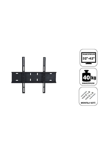 Maxo 550 Sabit Tv Askı Aparatı 32'' 42'' 82 106 Ekran