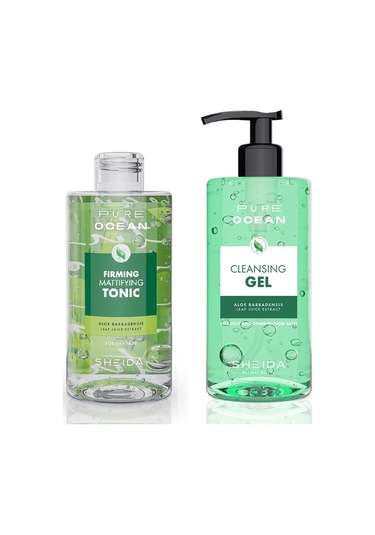 Sheida Pure Ocean Yüz Temizleme Seti - Yağlı Ve Karma Ciltler İçin