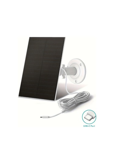 Xuweiwei Güneş Enerjili 8w Güvenlik Kamerası Şarj Cihazı Usb Uyumlu Ayarlanabilir Montaj Şarj Edilebilir Pil 4w 8w Çıkış Telefon Şarj Etmez